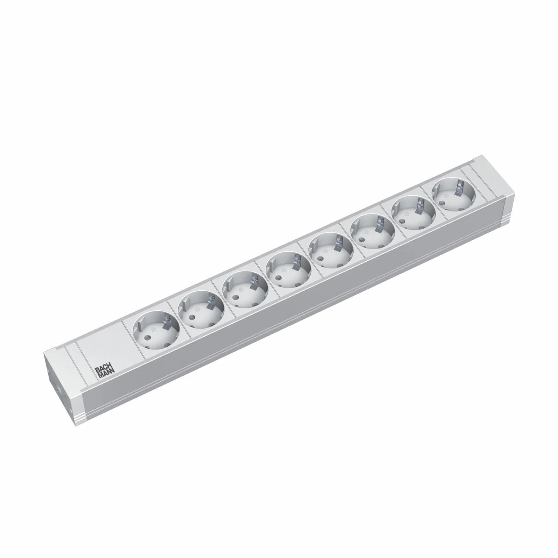 Bachmann razdelilec rack 8x250V PVC 2m siv 333.601