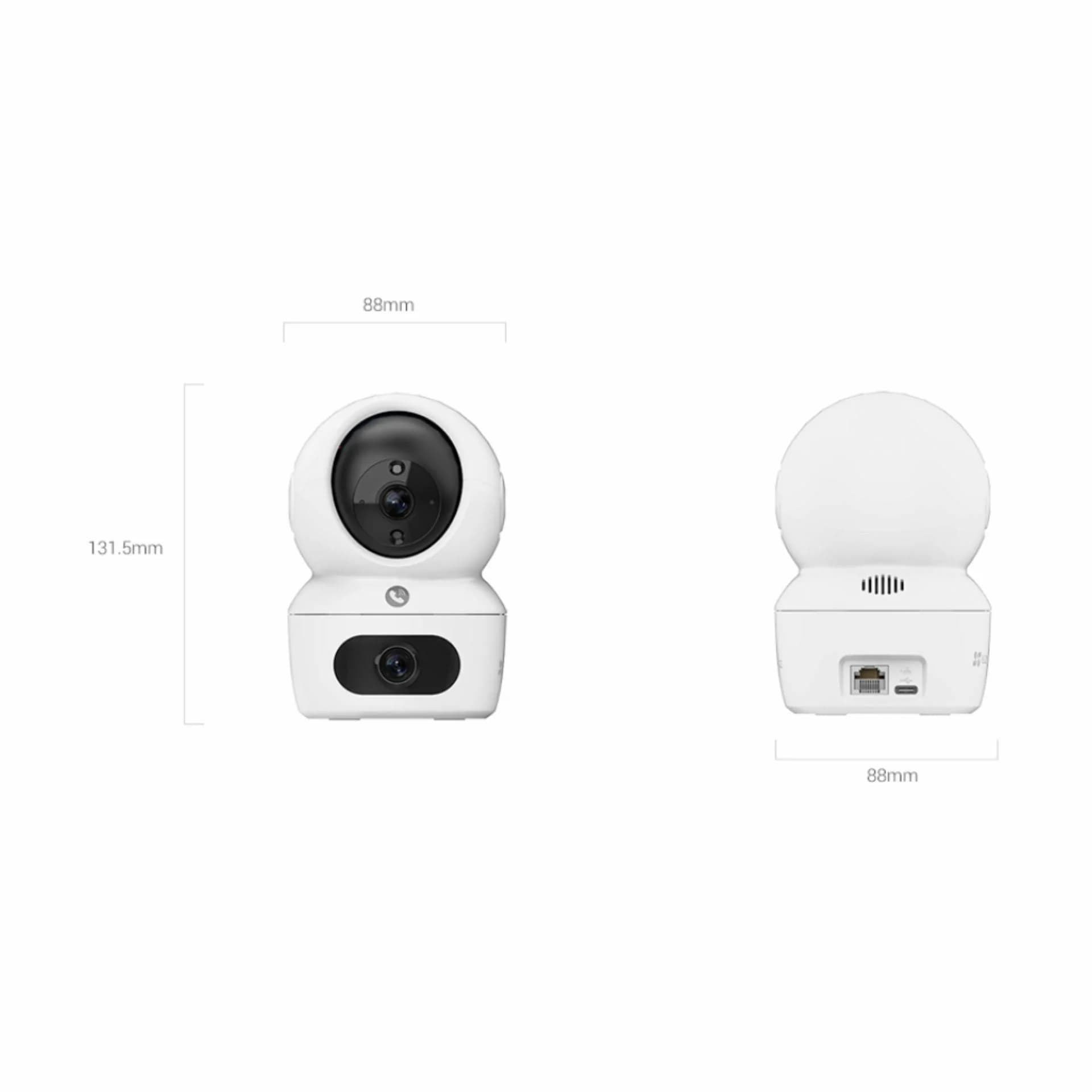 EZVIZ EZVIZ kamera 4.0MP brezžična PT Dual CS-H7c (4MP+4MP) Kamere