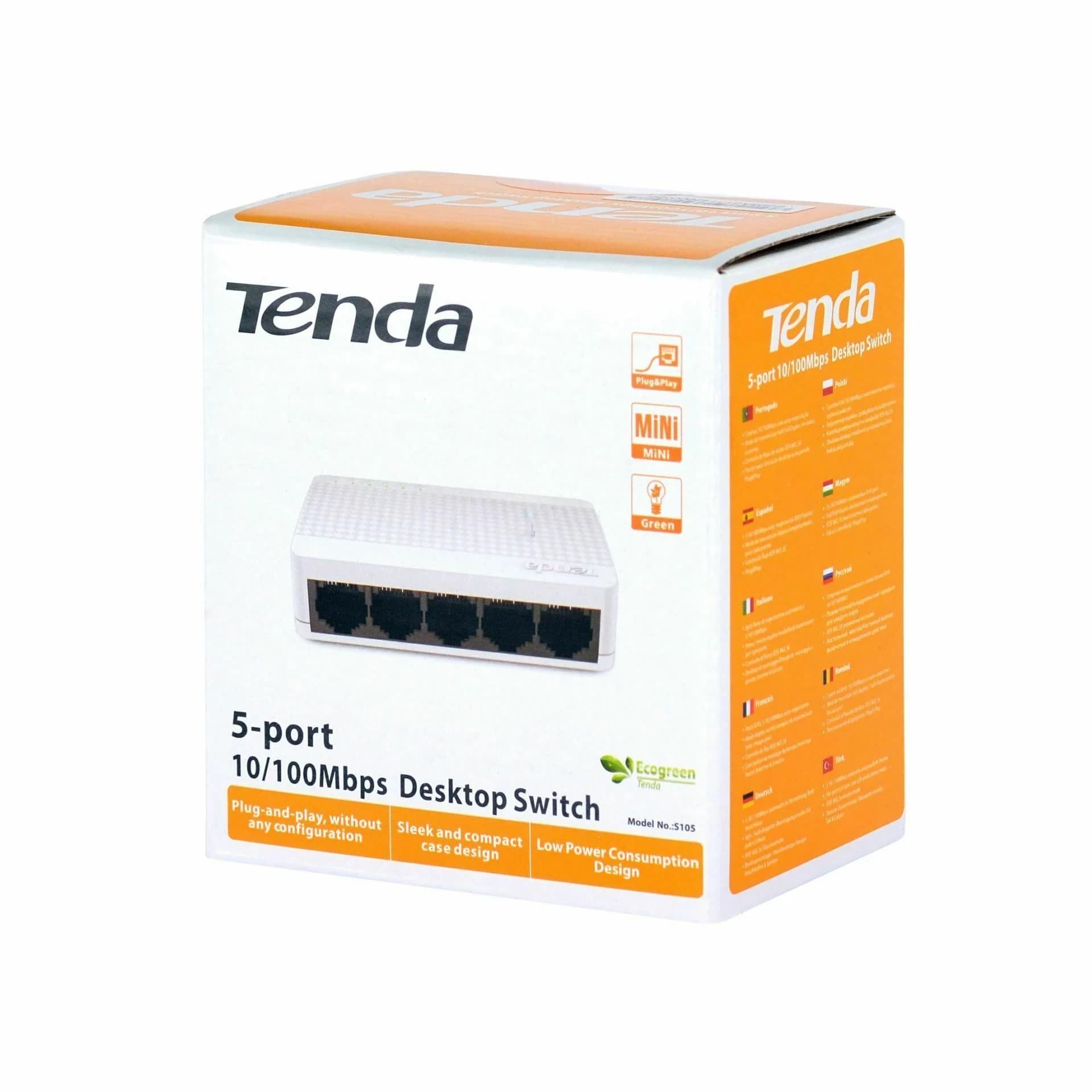 Tenda Tenda stikalo 100M  5-port mini S105 Mrežna stikala