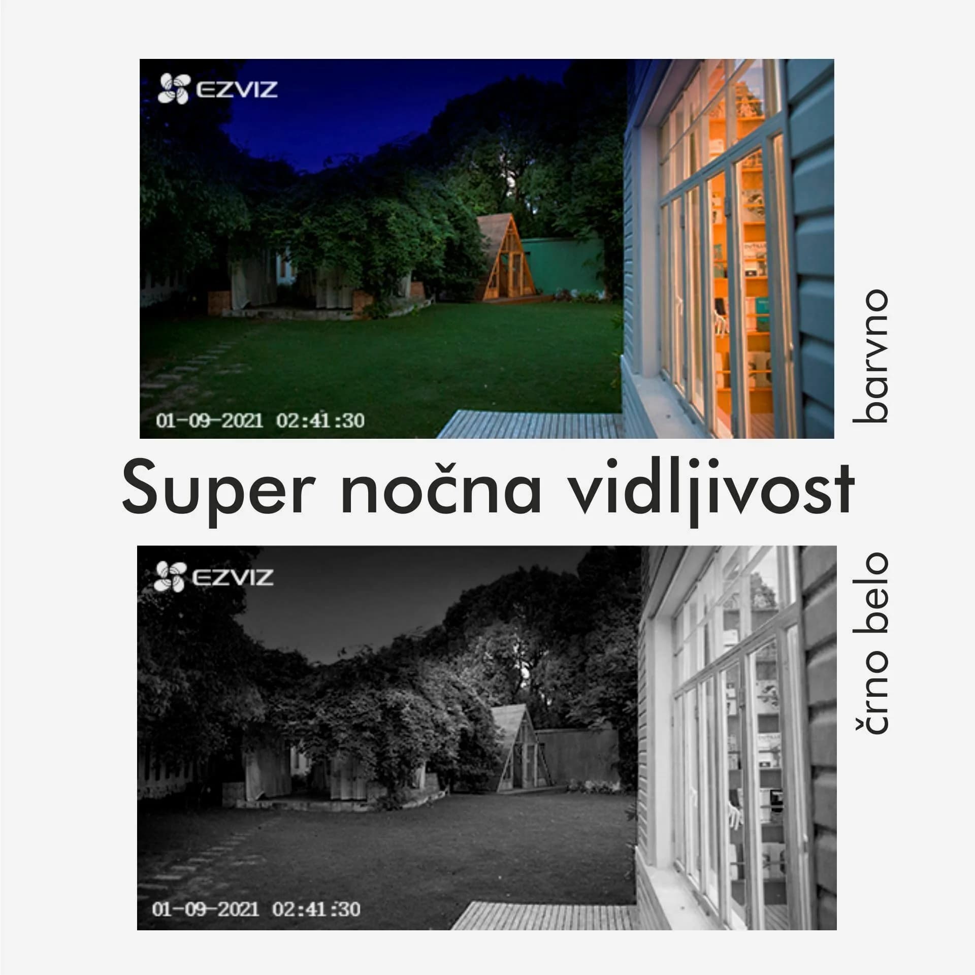 EZVIZ EZVIZ kamera 8.0MP brezžična BC1C + solarni panel  CS-BC1C/SP (4K) Kamere