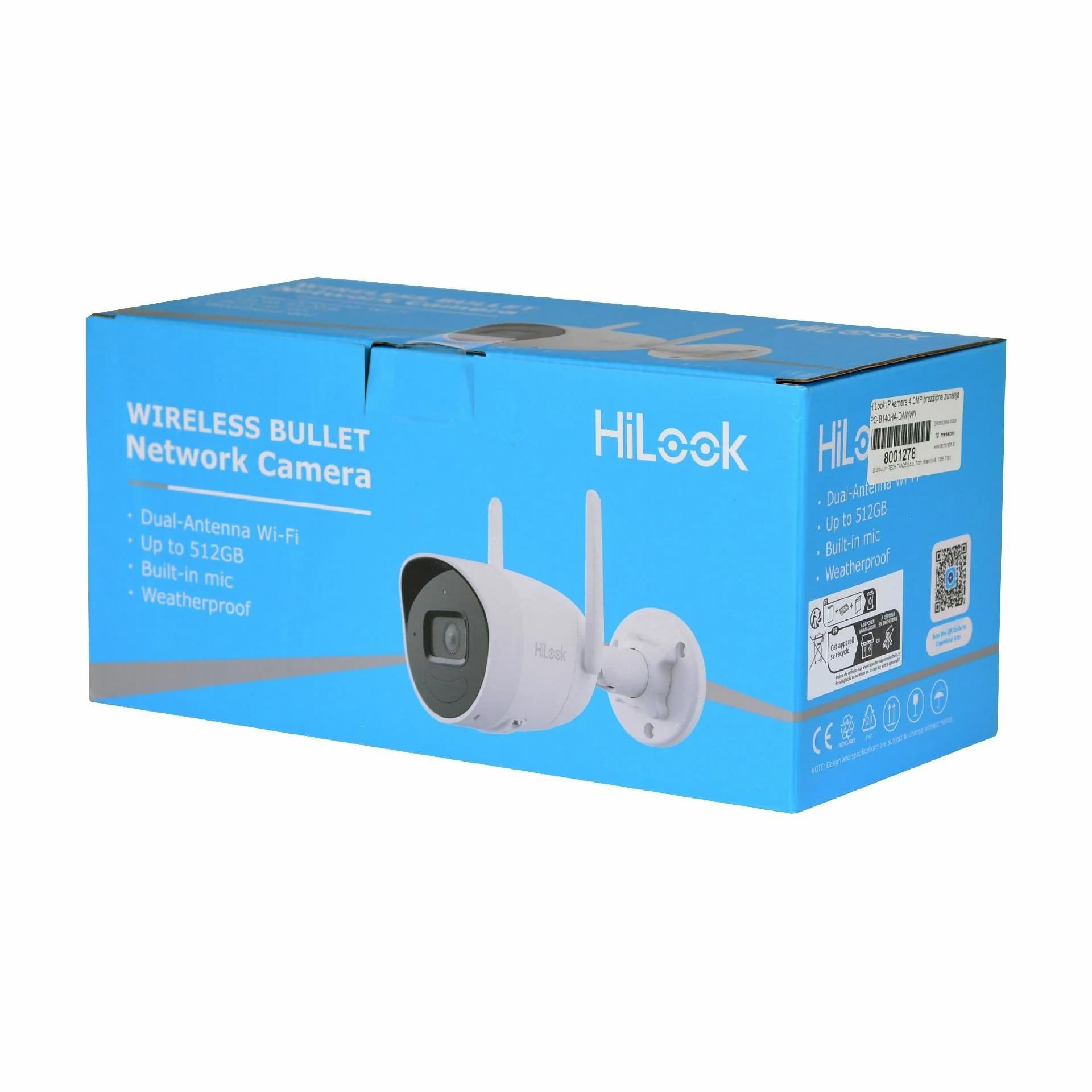 HiLook HiLook kamera 4.0MP brezžična zunanja IPC-B140HA-D/W(W) Kamere