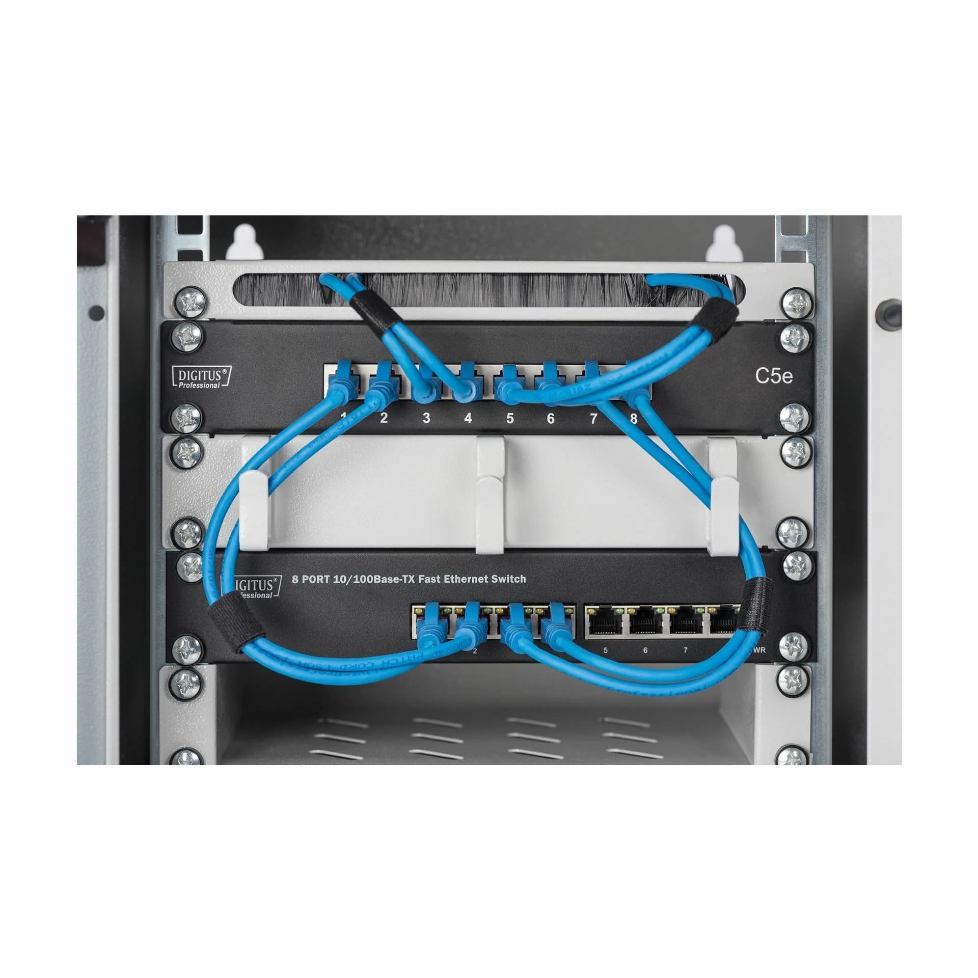 Digitus Digitus polica 25cm 1U 150mm siva DN-10 TRAY-1 Police