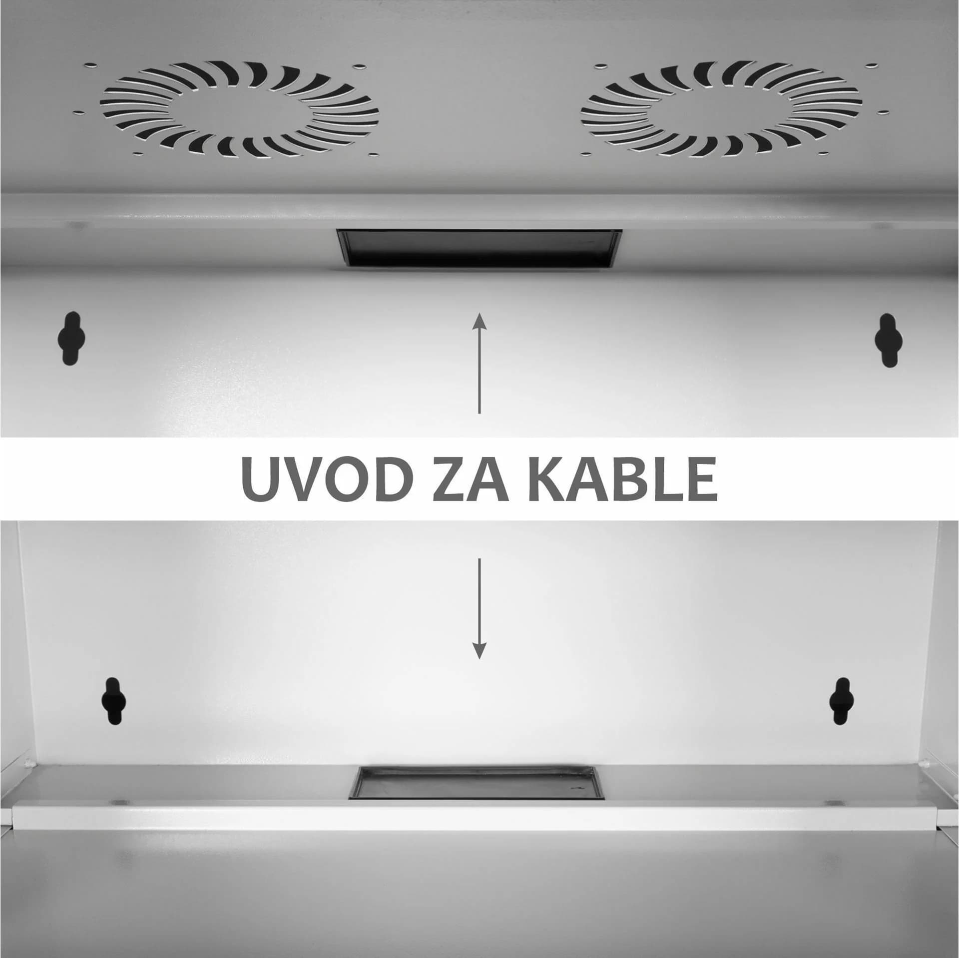 Digitus Digitus zidni kabinet 12U 595 540x400 siv DN-49206 Zidni