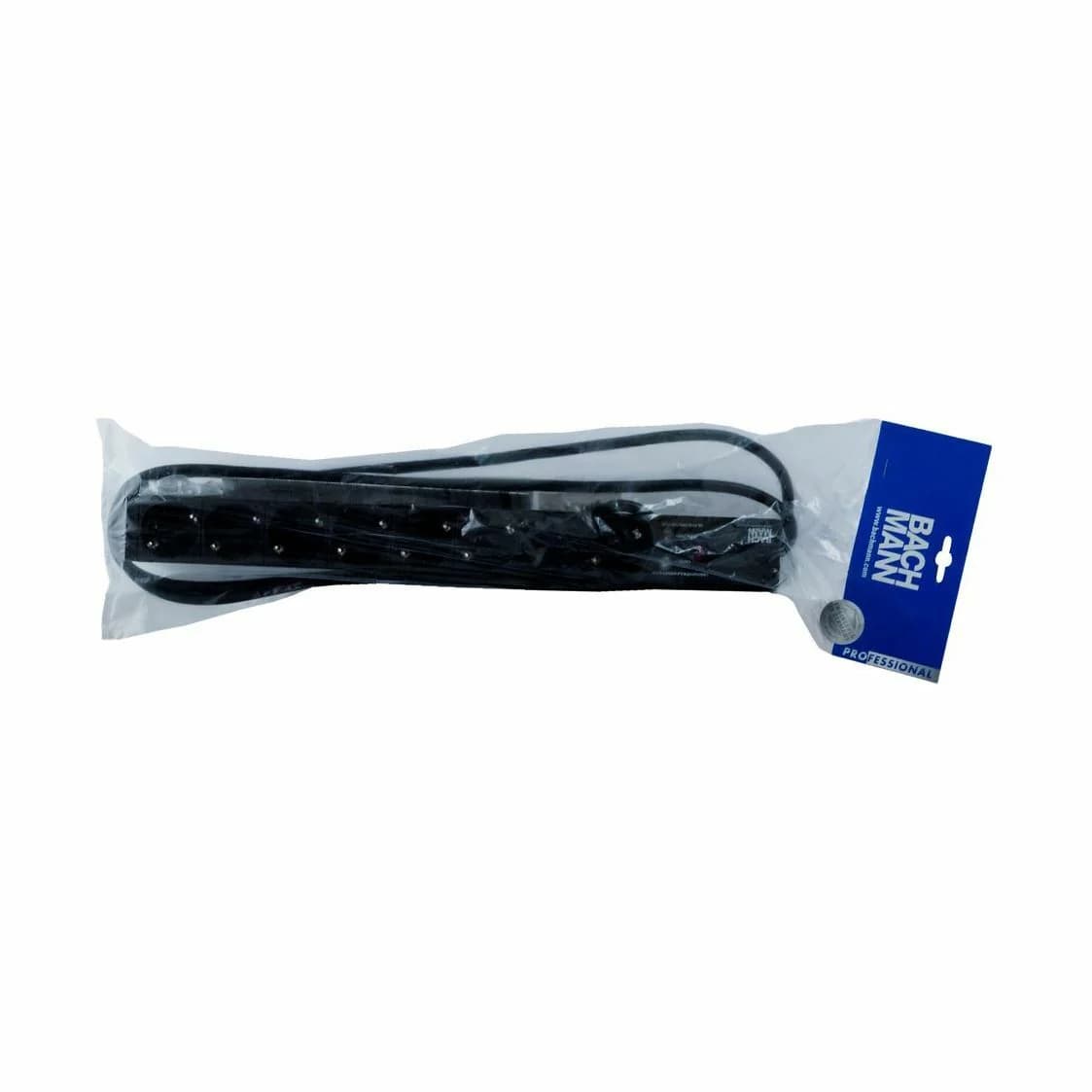 Bachmann Bachmann razdelilec rack 8x250V ALU črn prenapetostna zaščita 2m 333.534 Razdelilci 220V