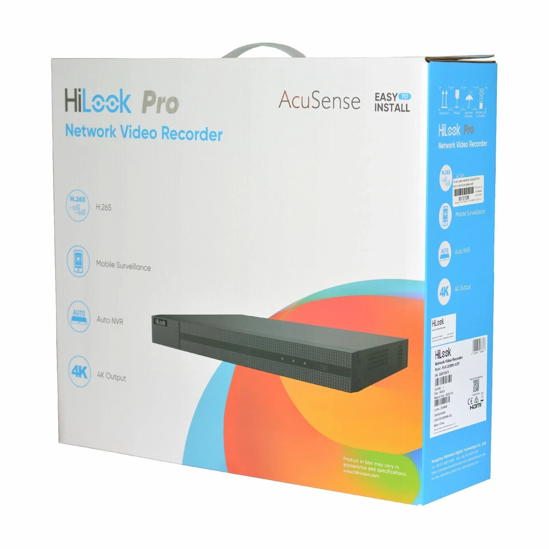 HiLook HiLook video snemalnik  8-kanalni PoE NVR IP 2xHDD NVR-208MH-K/8P Snemalniki
