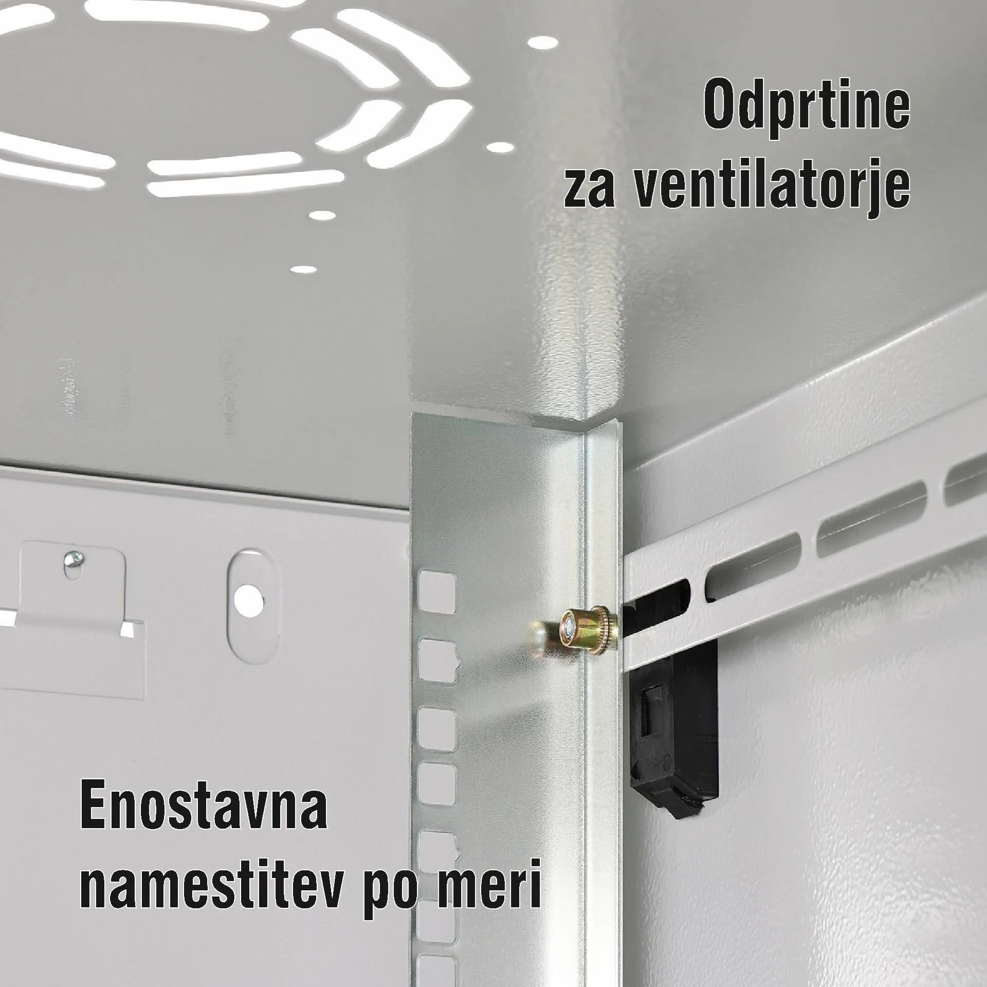Digitus Digitus zidni kabinet 12U 638 600x600 siv sestavljen DN-19 12U-6/6-EC Zidni