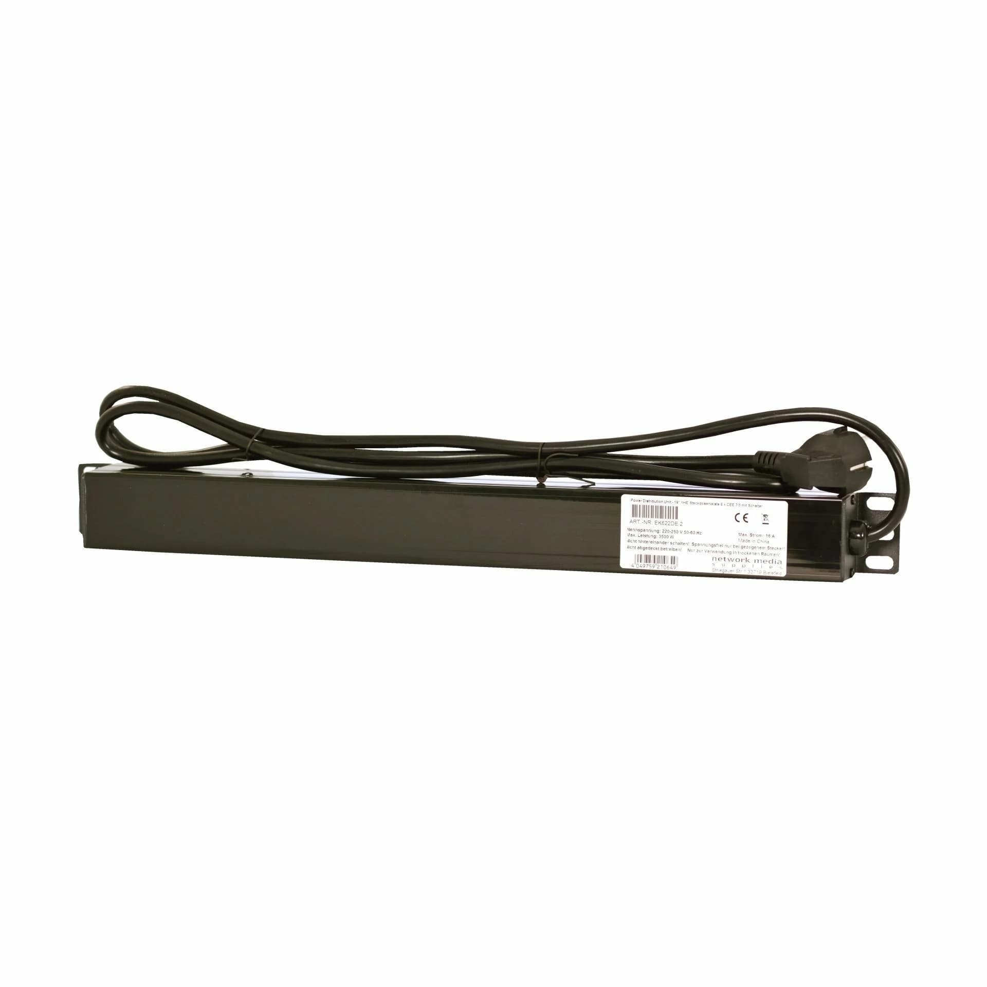 EFB EFB razdelilec rack 8x220V PVC 2m s stikalom EK622DE.2 Razdelilci 220V