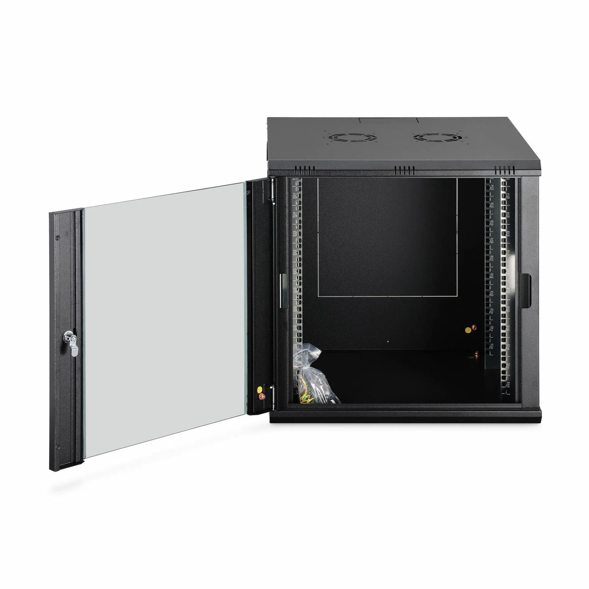 Digitus Digitus zidni kabinet  9U 505 600x600 črn sestavljen DN-19 09U-6/6-EC-SW Zidni