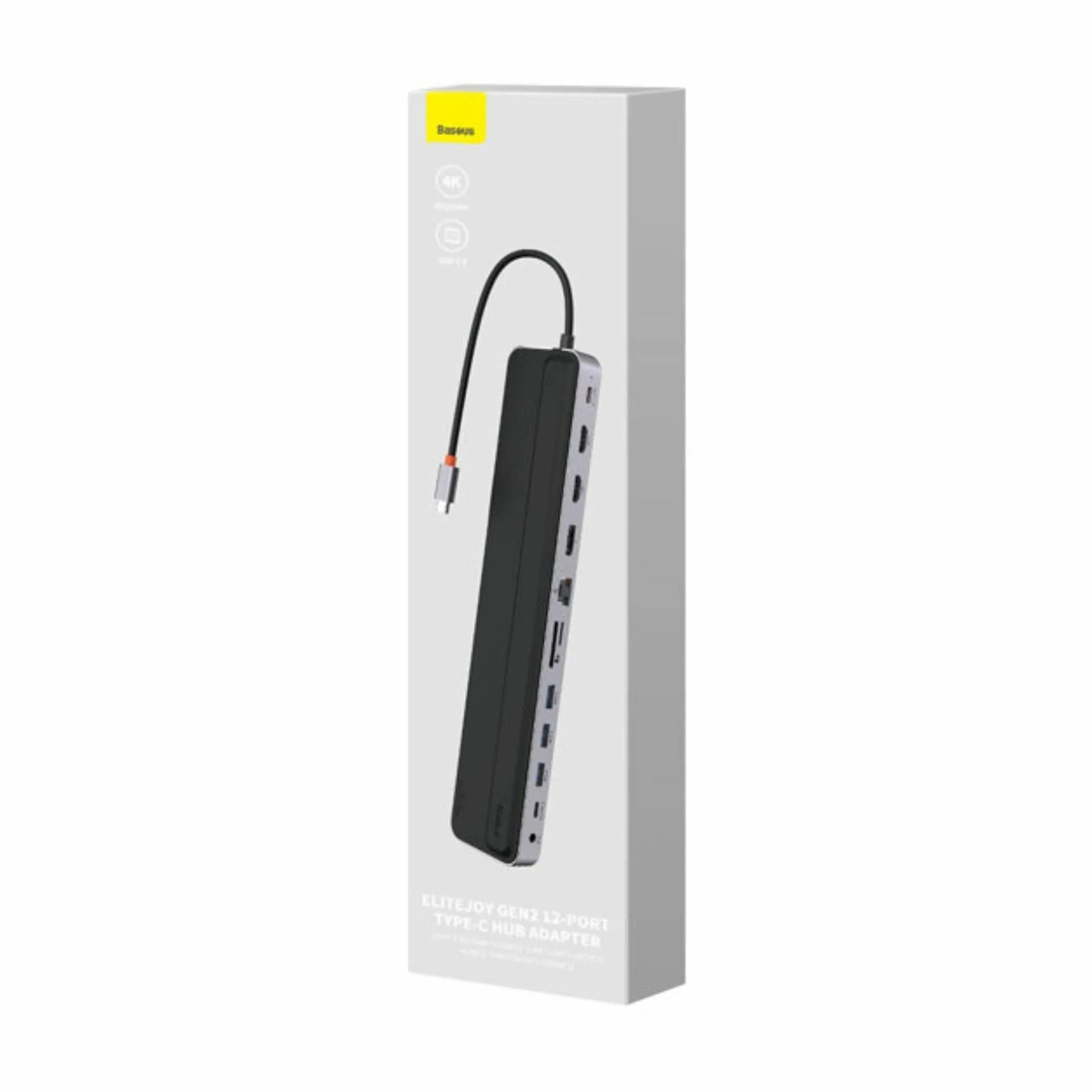 Baseus Baseus priklopna postaja USB 3.2 TipC 12v1 siva WKSX030213 Priklopne postaje
