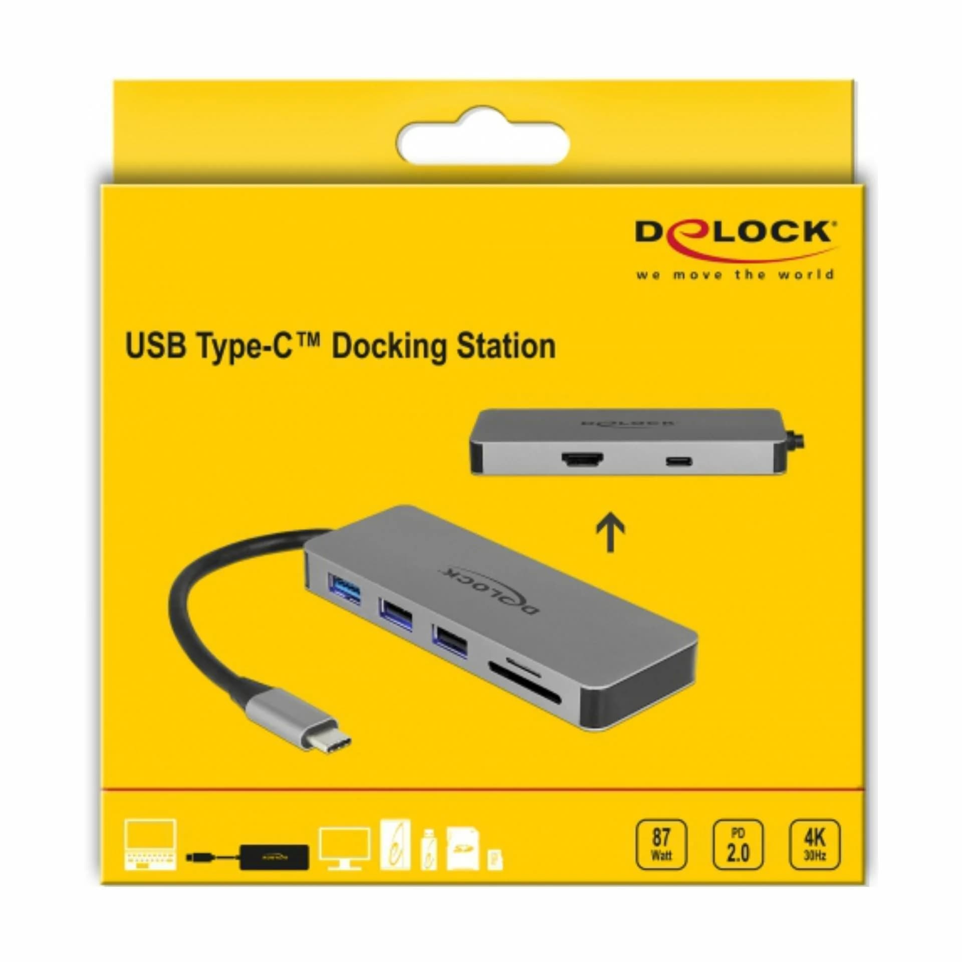 Delock Delock priklopna postaja USB 3.1 TipC 4K 87743 Priklopne postaje