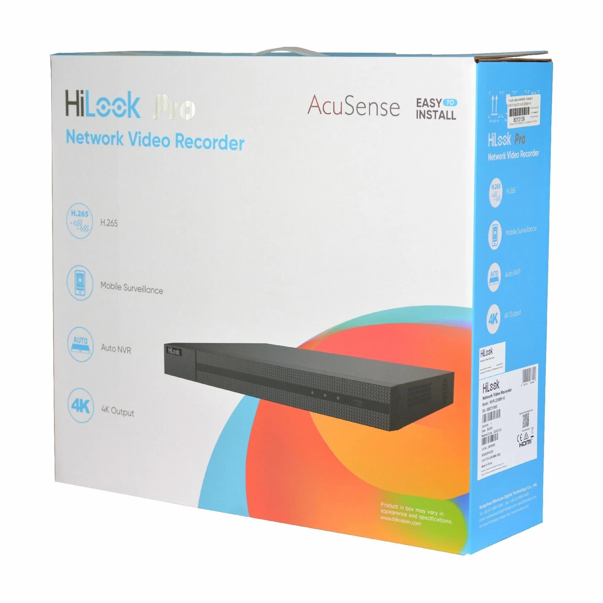 HiLook HiLook video snemalnik  8-kanalni NVR IP 2xHDD NVR-208MH-K Snemalniki