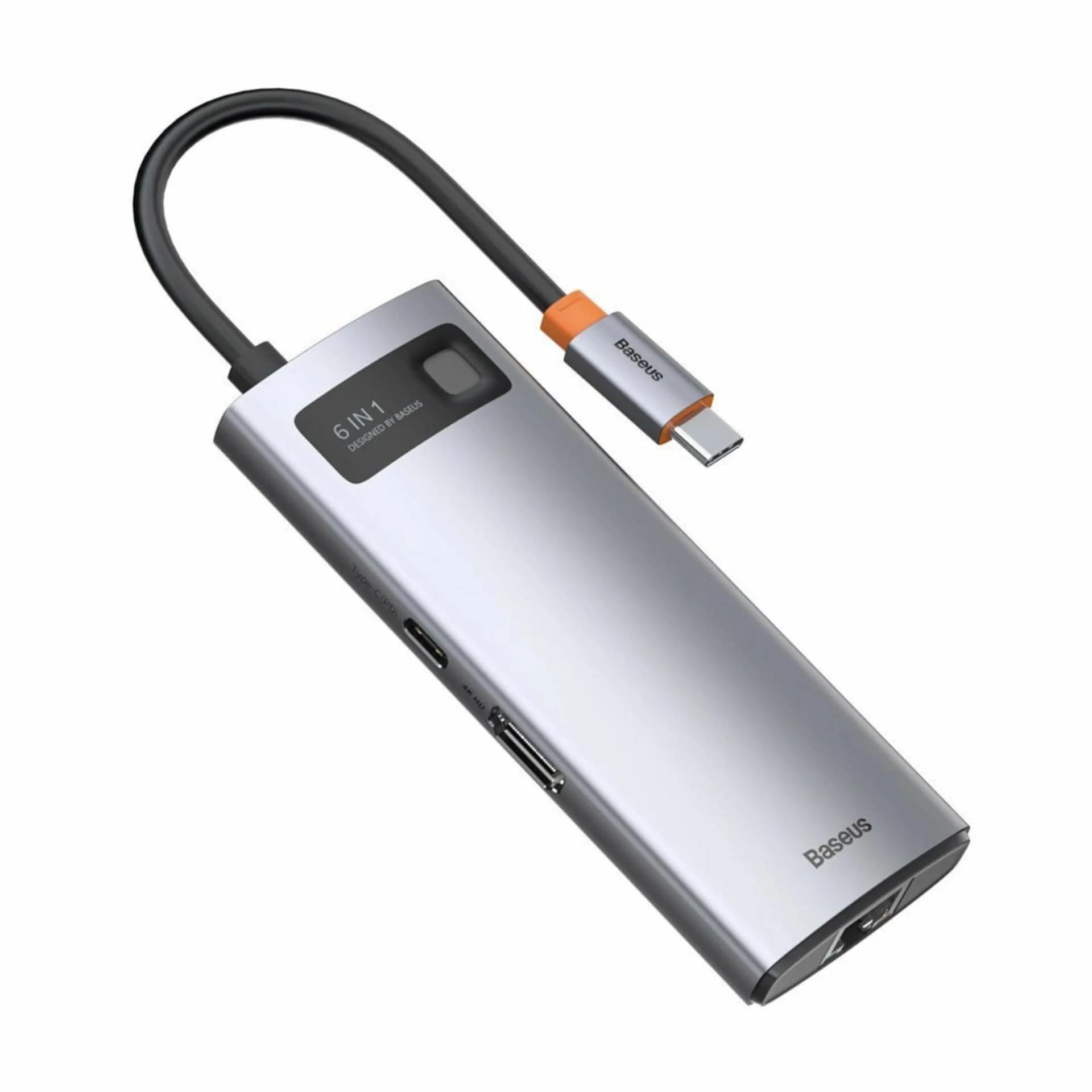 Baseus Baseus priklopna postaja USB 3.1 TipC 6v1 4K siva CAHUB-CW0G Priklopne postaje