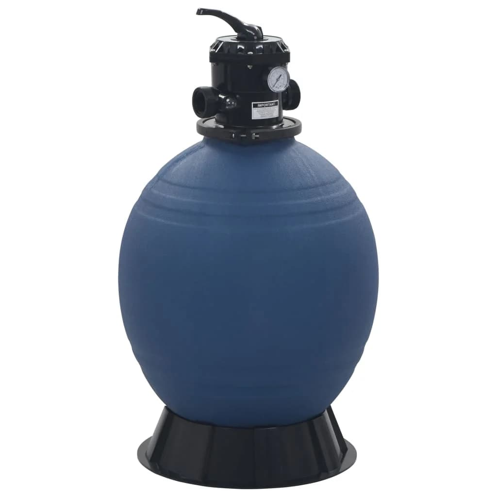 Bazenski peščeni filter s 6-pozicijskim ventilom moder 560 mm - slika 1