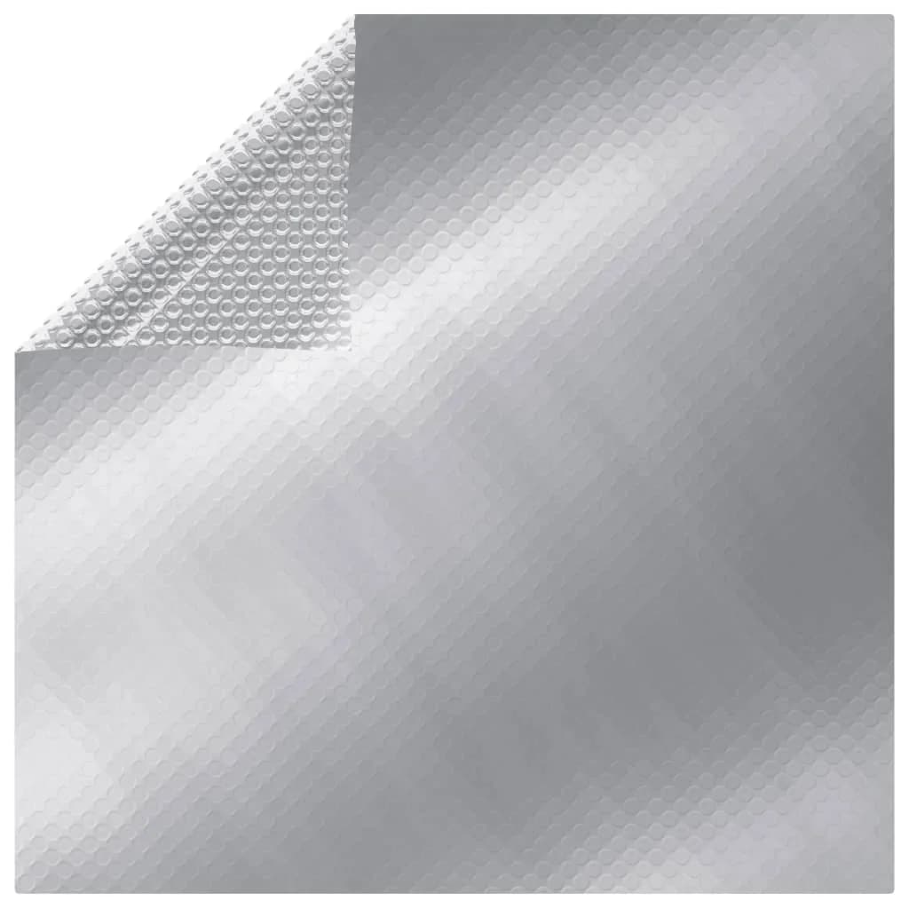 Pokrivalo za bazen srebrno 975x488 cm PE - slika 1