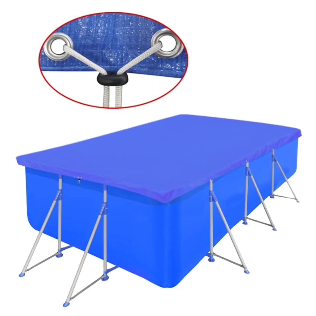 Pokrivalo za bazen PE pravokotno 90 g/m2 540 x 270 cm - slika 1