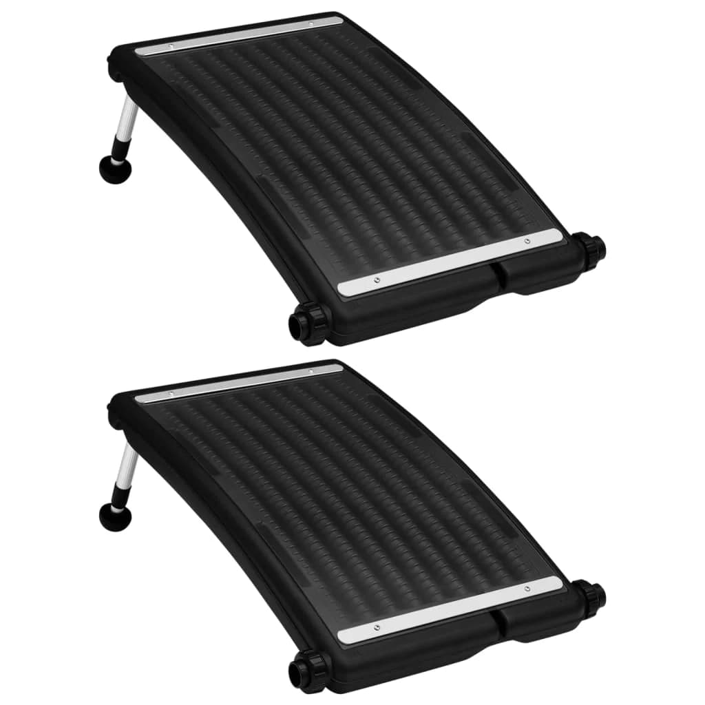 Zaobljen solarni grelni panel za bazen 2 kosa 72,5x46 cm - slika 1
