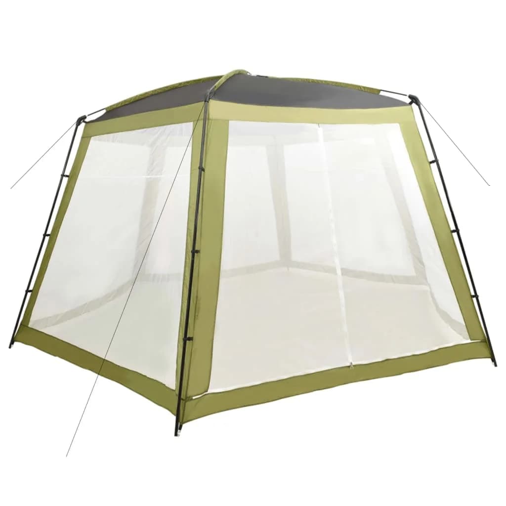 Šotor za bazen iz blaga 590x520x250 cm zelen - slika 1