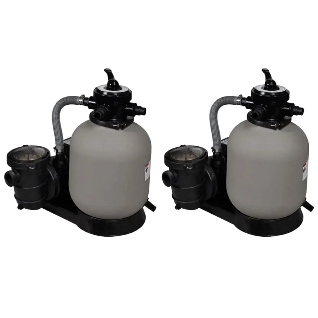 Črpalke s peščenim filtrom 2 kosa 600 W 17000 l/h - slika 1