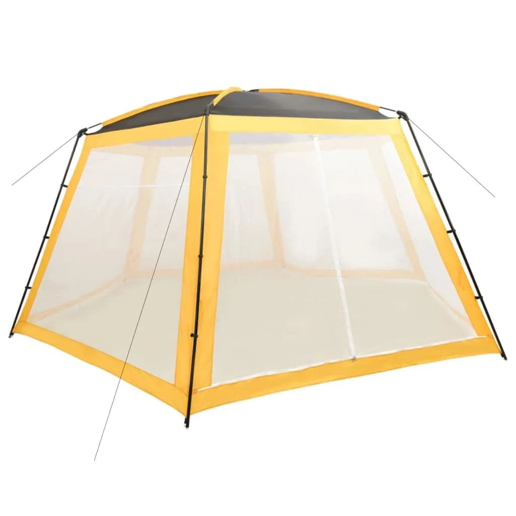Šotor za bazen iz blaga 660x580x250 cm rumen - slika 1