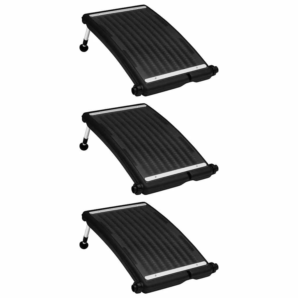Zaobljen solarni grelni panel za bazen 3 kosi 72,5x46 cm - slika 1