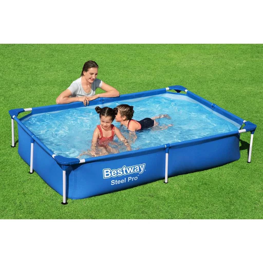 Bestway Bazen Steel Pro 221x150x43 cm - slika 1